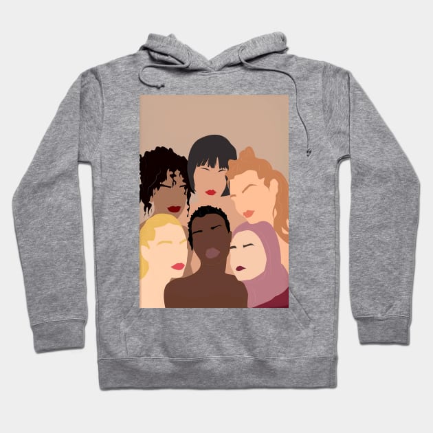 Females Power Art Hoodie by tiwkokon